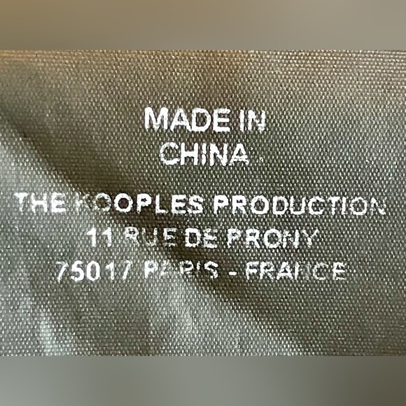 Rare EUC THE KOOPLES Sport Cotton Sweatshirt W/Metal Rings & Grommets 2(M) White - Picture 13 of 16